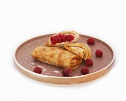 Завтрак № 06 Блинчики с малиной