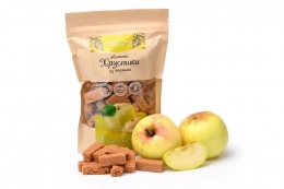 Хрустики яблочные из пастилы "Классические" (без сахара), 70г