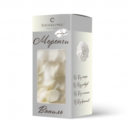 Меренги без сахара со вкусом ванили