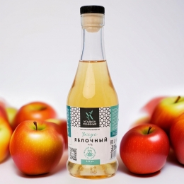 Уксус яблочный естественной ферментации 4%, 250 мл