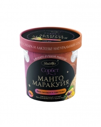 Десерт замороженный сорбет "Манго-маракуйя", 120 мл