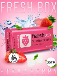 Драже освежающие без сахара (клубника) "FreshBox Strawberry"