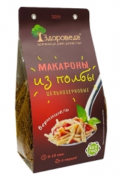 Макароны цельнозерновые из полбы, 350 гр