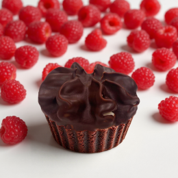 Пирожное "Корзиночка с малиной в шоколаде", 50 г