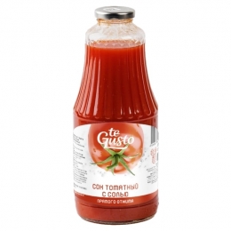 Сок томатный прямого отжима с солью, 1 л