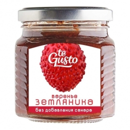 Варенье "Земляника" без сахара, 300 гр