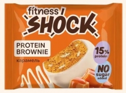 Протеиновое печенье Брауни FitnesShock "Карамель" 50гр