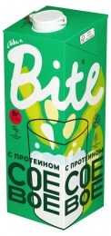 Молоко соевое Bite (без сахара), 1л