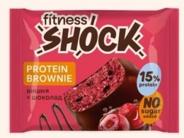 Протеиновое печенье Брауни FitnesShock "Вишня-шоколад" 50гр