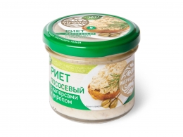 Риет лососевый с каперсами и укропом