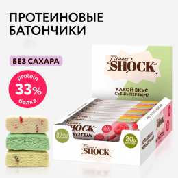 FitnesShock Протеиновый батончик без сахара